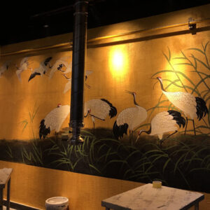 Vẽ Tranh Tường nhà hàng Nhật chuyên nghiệp