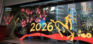 vẽ kính tết mã đáo thành công 2026